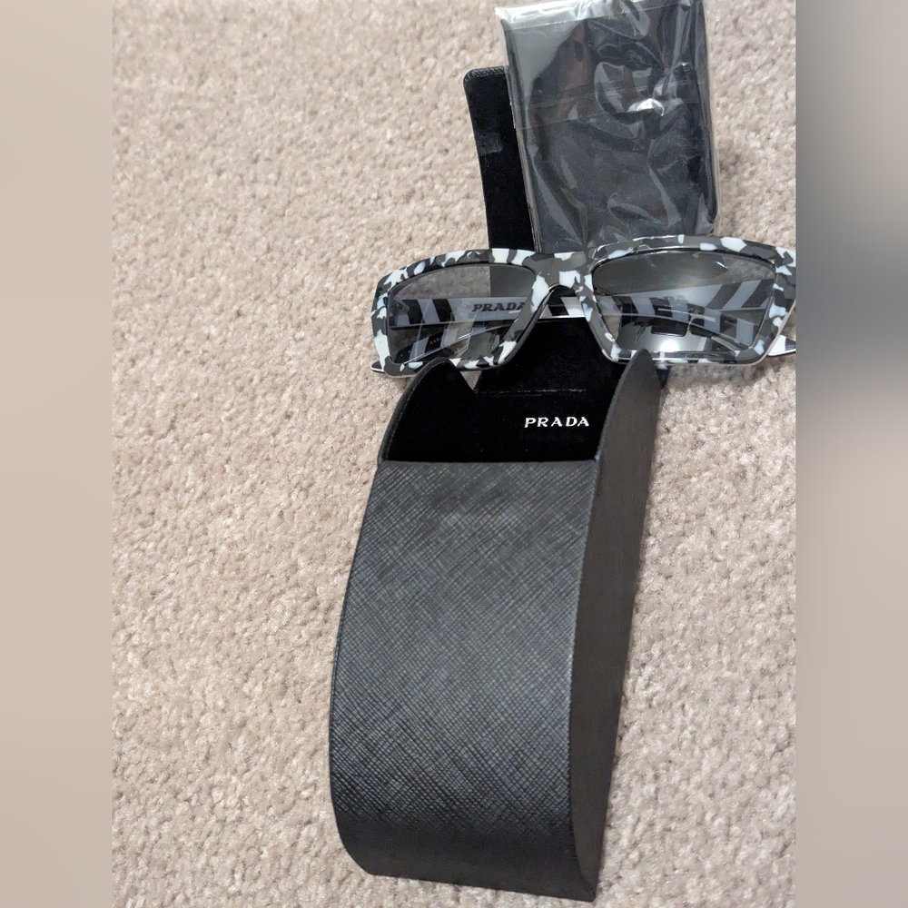 Prada sunglasses, black and white- accessory, Women's, great condition